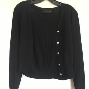 Black button up cardigan
